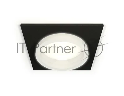 Комплект встраиваемого светильника Ambrella light XC6521064 SBK/FR черный песок/белый матовый MR16 GU5.3 (C6521, N6245)