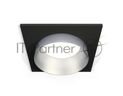 Комплект встраиваемого светильника Ambrella light XC6521023 SBK/MCH черный песок/хром матовый MR16 GU5.3 (C6521, N6133)