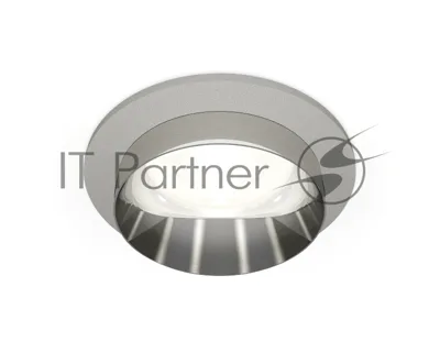 Комплект встраиваемого светильника Ambrella light XC6514022 SGR/PSL серый песок/серебро полированное MR16 GU5.3 (C6514, N6132)