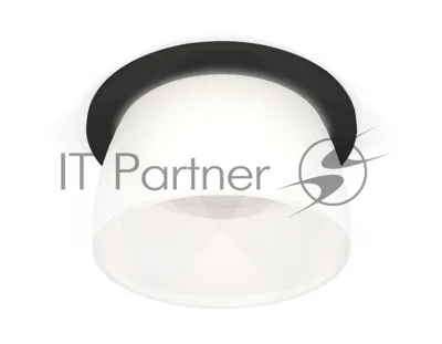 Комплект встраиваемого светильника Ambrella light XC6513069 SBK/FR черный песок/белый матовый MR16 GU5.3 (C6513, N6258)