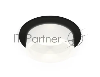 Комплект встраиваемого светильника Ambrella light XC6513066 SBK/FR черный песок/белый матовый MR16 GU5.3 (C6513, N6248)
