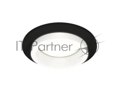 Комплект встраиваемого светильника Ambrella light XC6513065 SBK/FR черный песок/белый матовый MR16 GU5.3 (C6513, N6245)
