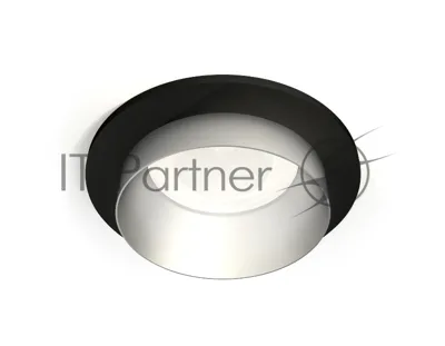 Комплект встраиваемого светильника Ambrella light XC6513023 SBK/MCH черный песок/хром матовый MR16 GU5.3 (C6513, N6133)