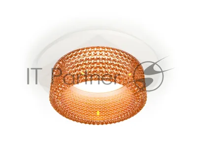 Комплект встраиваемого светильника Ambrella light XC6512044 SWH/CF белый песок/кофе MR16 GU5.3 (C6512, N6154)