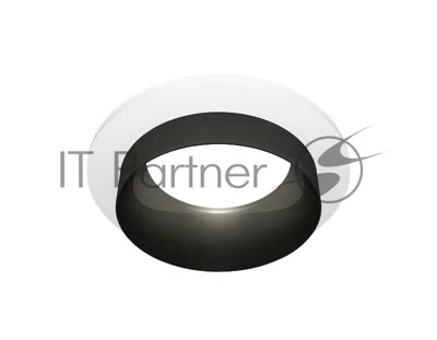 Комплект встраиваемого светильника Ambrella light XC6512021 SWH/PBK белый песок/черный полированный MR16 GU5.3 (C6512, N6131)