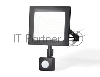 Прожектор светодиодный с датчиком движения Ambrella light ST8115 BK черный IP65 LED 6500K 50W 160*134*28