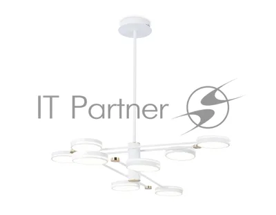 Подвесной светодиодный светильник Ambrella light FL51642/8 WH/GD белый/золото 3000K/4200K/6400K 67W D1000*850 (Без ПДУ)