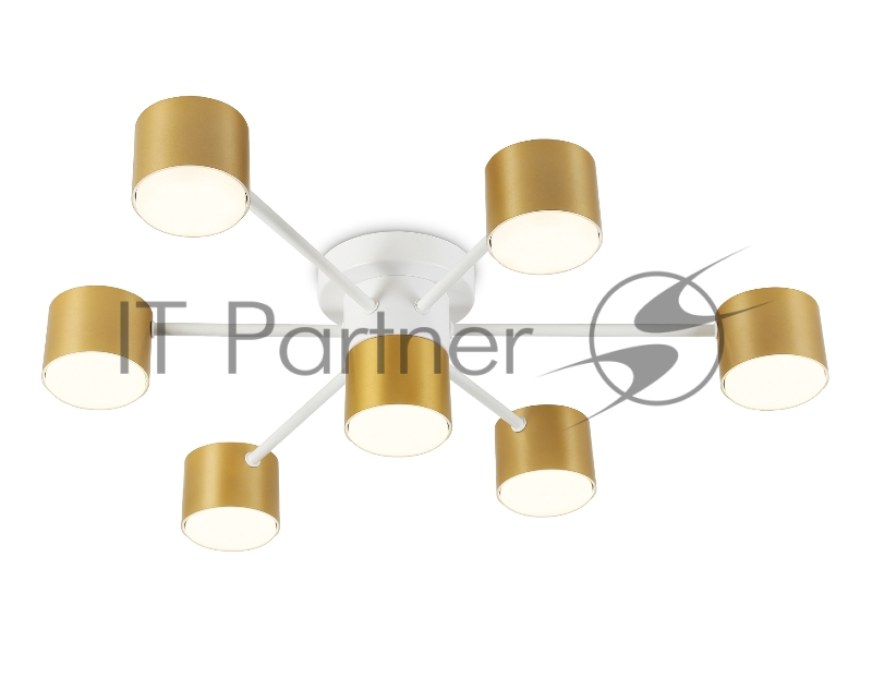 Потолочный светильник Ambrella light FL51725/7 WH/GD белый/золото GX53/7 max 12W 645*135