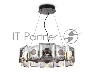 Светильник Ambrella light LH31024 GR/SM серый/дымчатый 56W 3000K D570*150