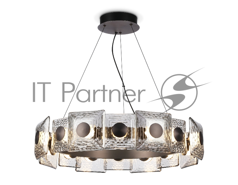 Светильник Ambrella light LH31030 GR/SM серый/дымчатый 72W 3000K D700*150