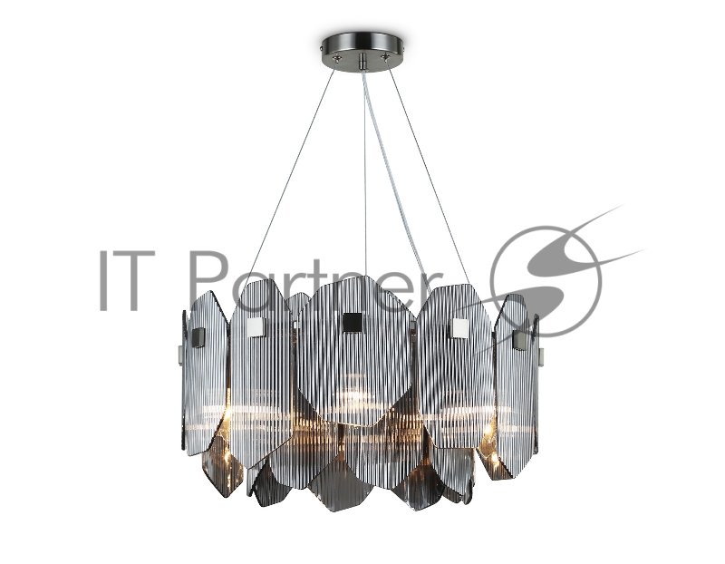Светильник Ambrella light LH31201/6 SN/SM сатин никель/дымчатый E14*6 max 40W D510*270