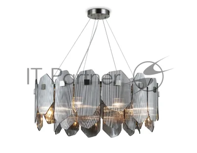 Светильник Ambrella light LH31203/8 SN/SM сатин никель/дымчатый E14*8 max 40W D650*270