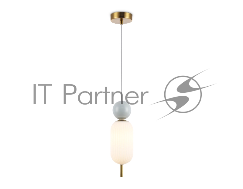 Светильник Ambrella light LH53101 BS/GR/FR латунь/серый/белый матовый G9 max 28W D100*330