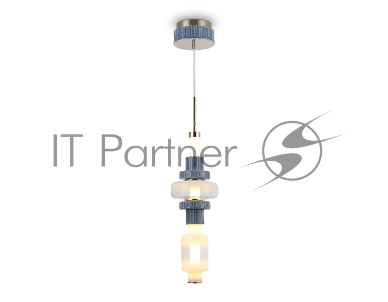 Светильник Ambrella light LH53121 GD/WH/GB золото/белый/серо-синий 19W 3000K D160*1880