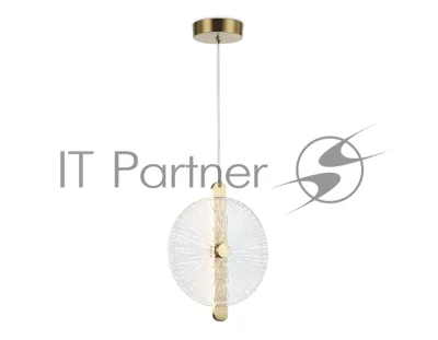 Светильник Ambrella light LH31147 BS/CL латунь/прозрачный 13W 3000K 280*60*350