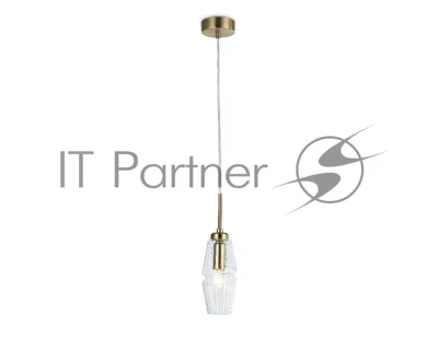 Светильник Ambrella light LH55208 BS/CL латунь/прозрачный E14 max 40W D80*270