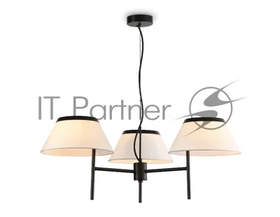 Светильник Ambrella light LH72451/3 BK/WH черный/белый Е14/3 max 40W D800*290-1080