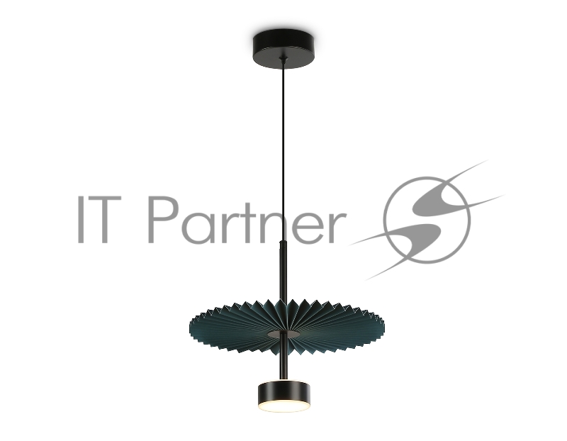 Светильник Ambrella light LH72605 BK/DB черный/синий 6W 3000K D300*260-1770
