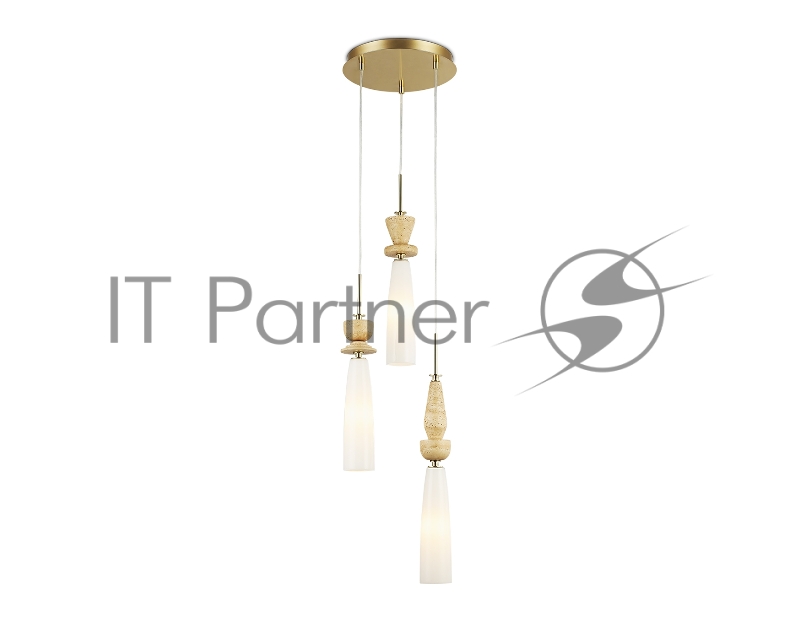 Светильник Ambrella light LH75367/3 GD/WH золото/белый G9*3 max 28W D270*1500
