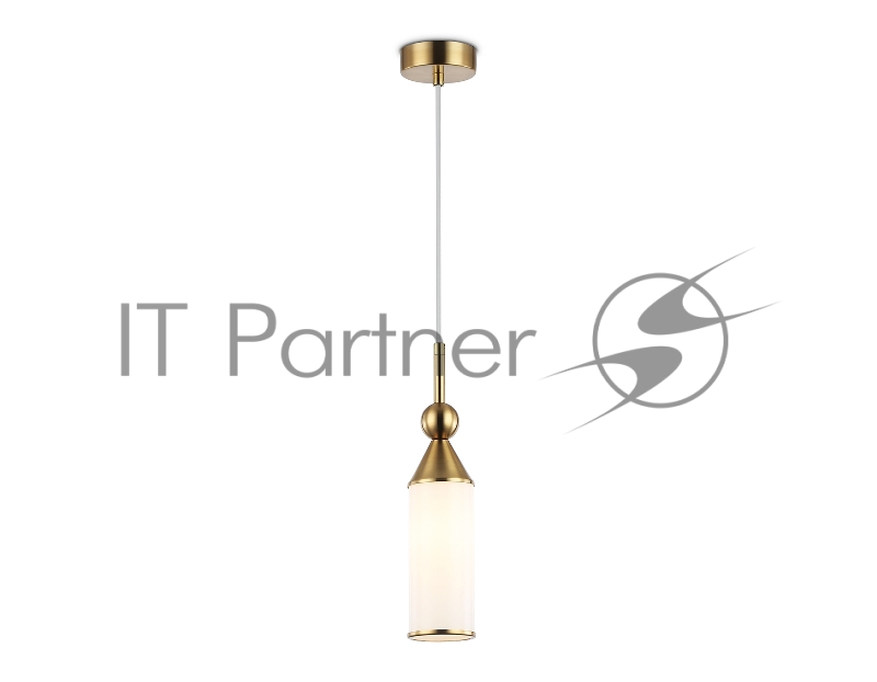 Светильник Ambrella light LH55271 BS/FR латунь/белый матовый E14 max 40W D65*1500