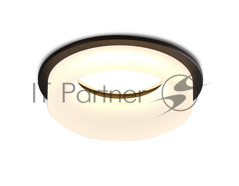 Светильник Ambrella light TN1303 BK/FR черный/белый матовый MR16 GU5.3 D80*42