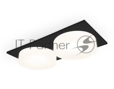 Светильник Ambrella light TN1319/2 SBK/FR черный песок/белый матовый GU5.3 182*92*45