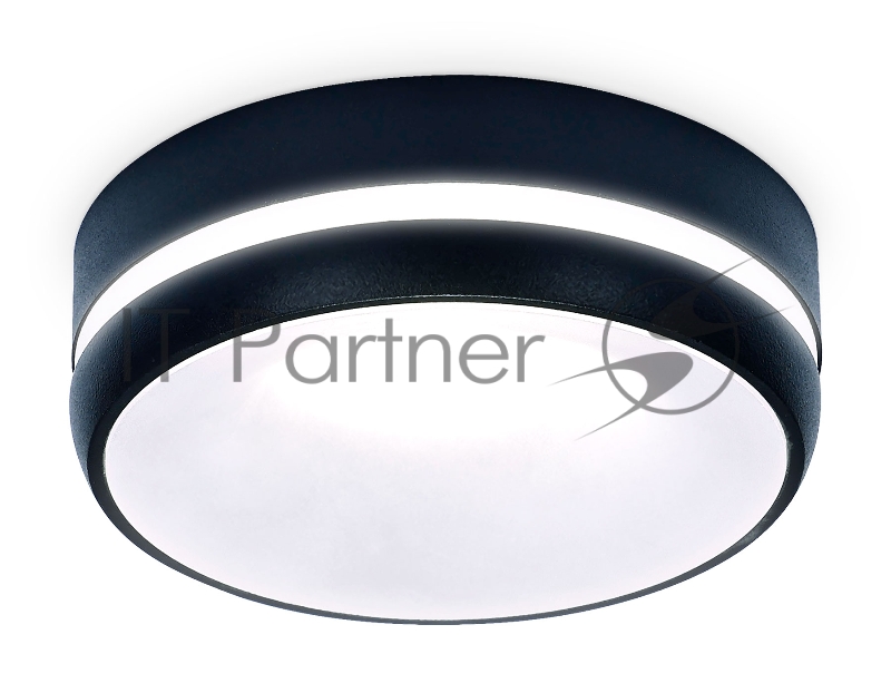 Светильник Ambrella light TN3335 SBK/FR черный песок/белый матовый GU5.3 D96*46