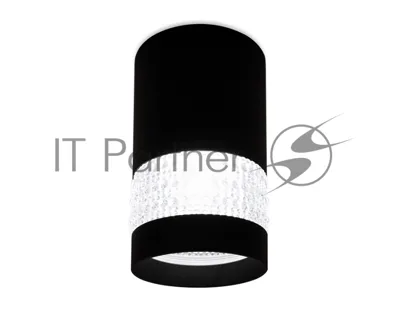 Светильник Ambrella light TN374 SBK черный песок GU5.3 D65*117