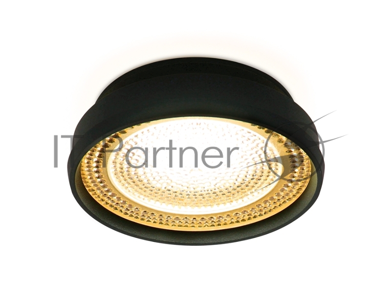 Светильник Ambrella light TN348 SBK/TI черный песок/янтарь GU5.3 D85*45