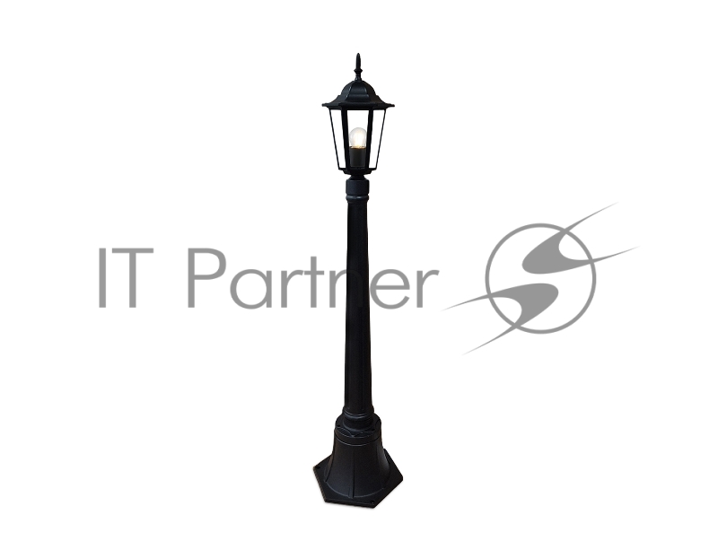 Светильник Ambrella light ST2037 BK/CL черный/прозрачный IP54 E27 max 40W D150*1100