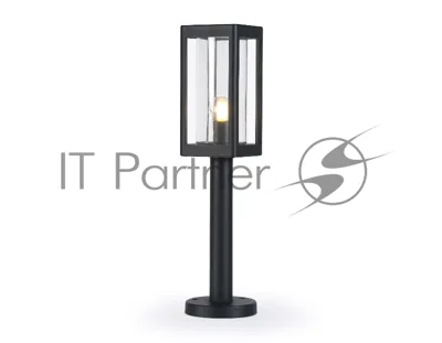 Светильник Ambrella light ST2417 BK/CL черный/прозрачный IP54 E27 max 40W 110*110*500