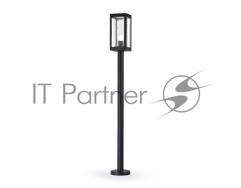 Светильник Ambrella light ST2425 BK/CL черный/прозрачный IP54 E27 max 40W 110*110*1000