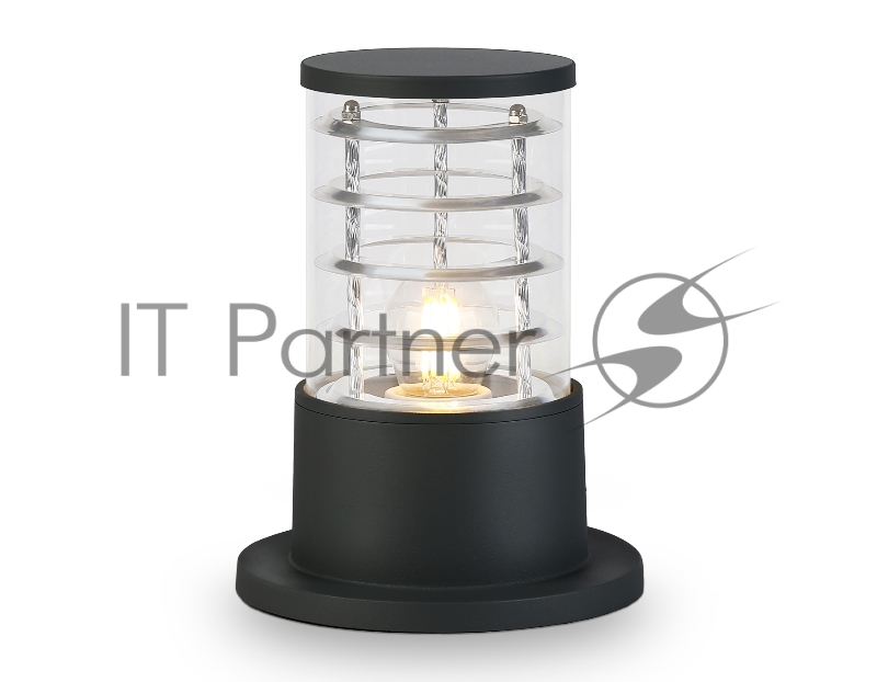 Светильник Ambrella light ST2532 BK/CL черный/прозрачный IP54 E27 max 40W D108*200