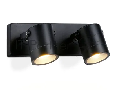Светильник Ambrella light ST3888/2 BK черный IP54 GU10/2 max 35W 250*80*85