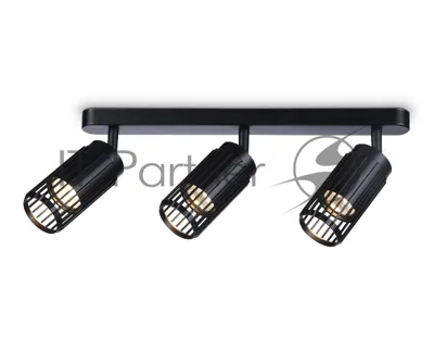 Светильник Ambrella light TN51690/3 BK черный GU10/3 260*60*180
