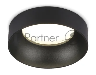 Светильник Ambrella light TN51817 BK черный IP20 GX53 D100*63