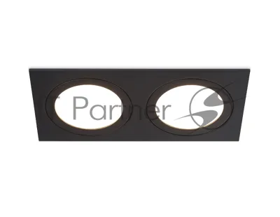 Светильник Ambrella light TN51827/2 BK черный GX53/2 max 15W 215*110*39