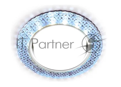 Встраиваемый точечный светильник G296 CL/CLD хром/прозрачный GX53+3W(LED COLD)