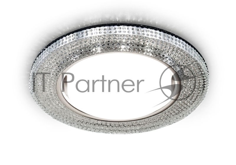 Встраиваемый точечный светильник G290 CH хром/прозрачный GX53+3W(LED WHITE)