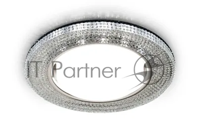 Встраиваемый точечный светильник G290 CH хром/прозрачный GX53+3W(LED WHITE)
