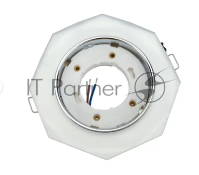 Встраиваемый точечный светильник G216 CH/WH хром/матовый GX53+3W(LED WHITE)