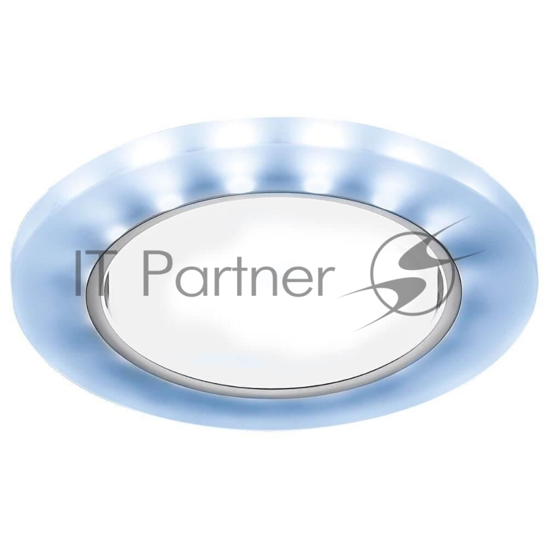 Встраиваемый точечный светильник G214 CL/CH/CLD хром/прозрачный GX53+3W(LED COLD)