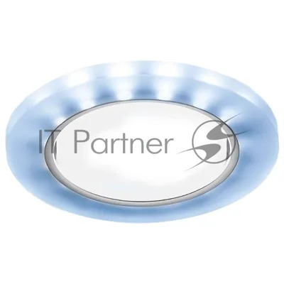 Встраиваемый точечный светильник G214 CL/CH/CLD хром/прозрачный GX53+3W(LED COLD)