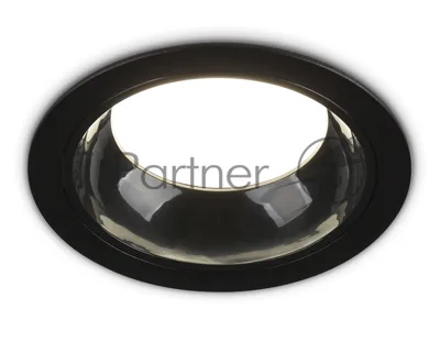 Светильник Ambrella light TN52336 SBK/GBK черный песок/черный глянец GX53 max 12W D115*25
