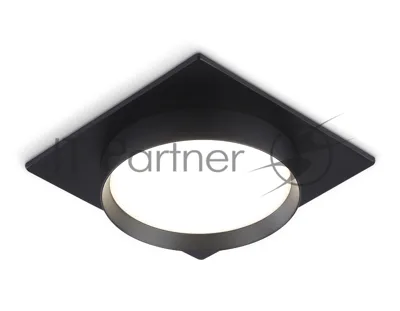 Светильник Ambrella light TN5231 BK черный GX53 110*110*35