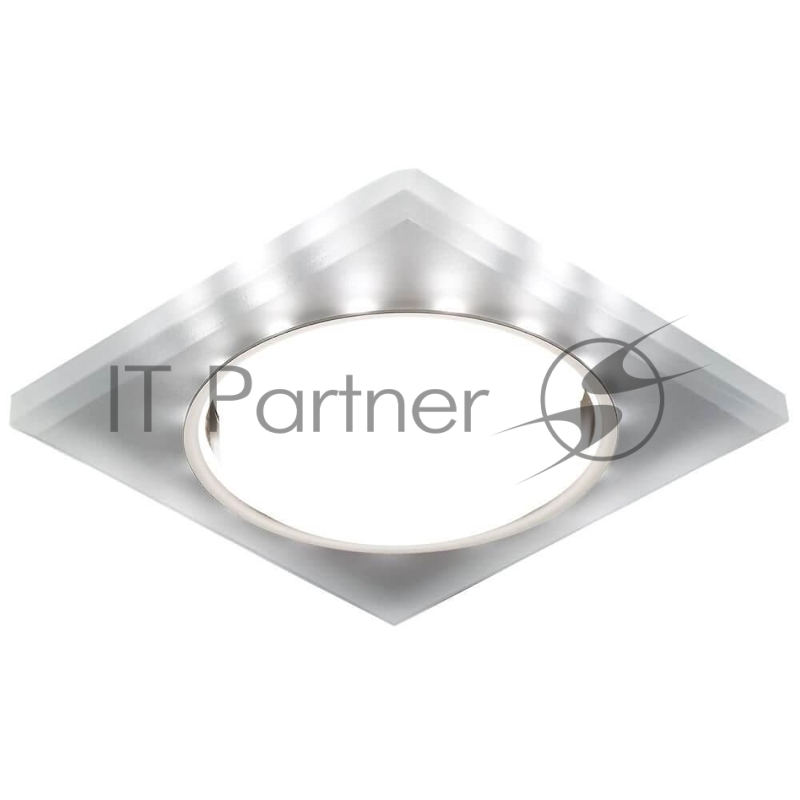 Встраиваемый точечный светильник G215 CH/WH хром/матовый GX53+3W(LED WHITE)
