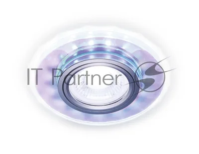 Встраиваемый точечный светильник S211 PR/WH хром/перламутровый MR16+3W(LED WHITE 4200K)