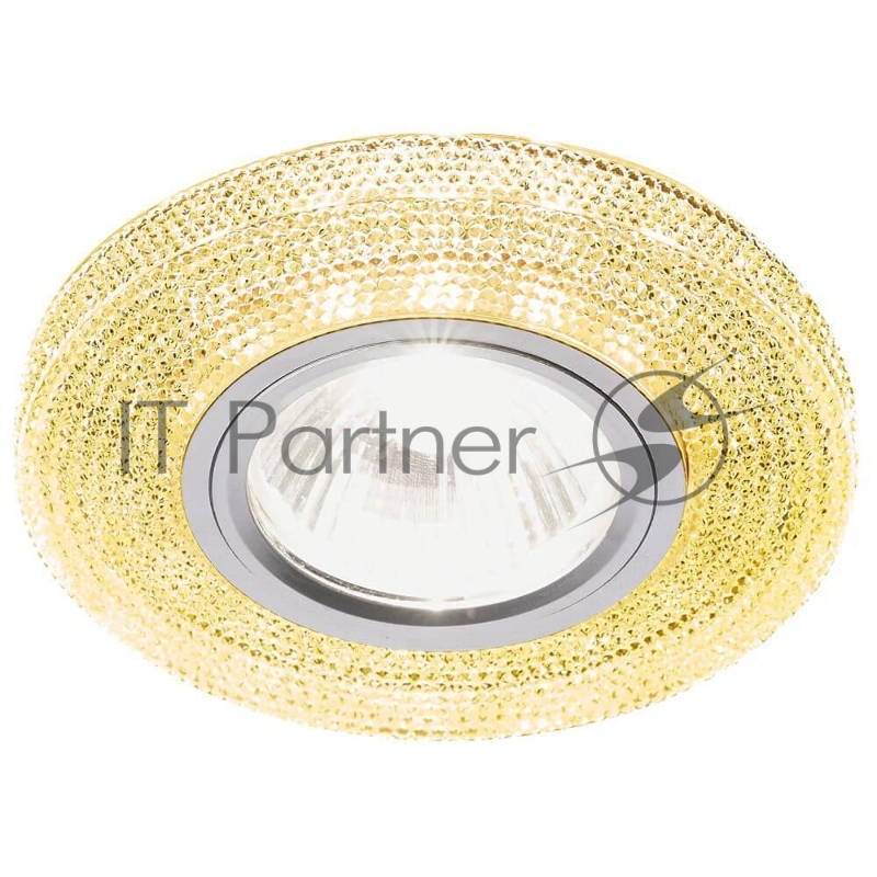 Встраиваемый точечный светильник S290 GD хром/топаз/MR16+3W(LED WHITE)
