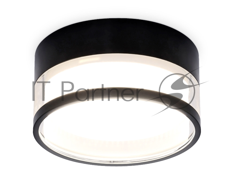 Светильник Ambrella light TN5506 SBK/CL черный песок/прозрачный GX53 D85*43
