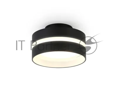 Светильник Ambrella light TN5421 SBK/FR черный песок/белый матовый GX53 IP20 D95*60